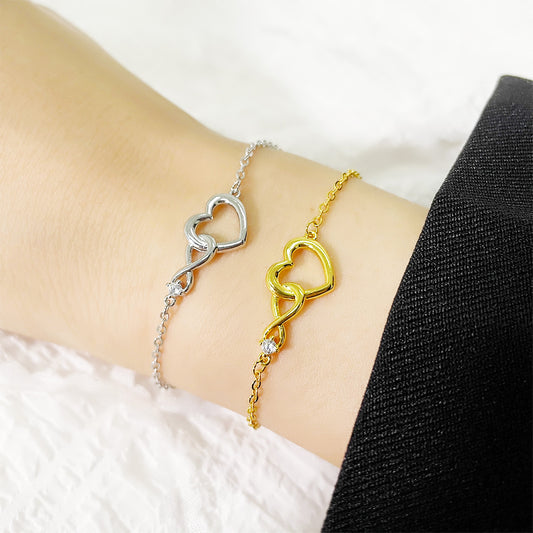 Bracelet Cœur Femme Romantique – Bijou Élégant Saint-Valentin | NovelKay