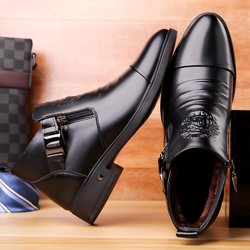 Bottines Cheville Homme Rétro Coupe Large