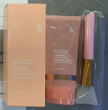 Masque Enveloppant de Nuit au Collagène – Soin Anti-Rides & Élasticité