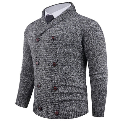 Cardigan Double Boutonnage Homme – Style Décontracté et Tendance pour Jeunes
