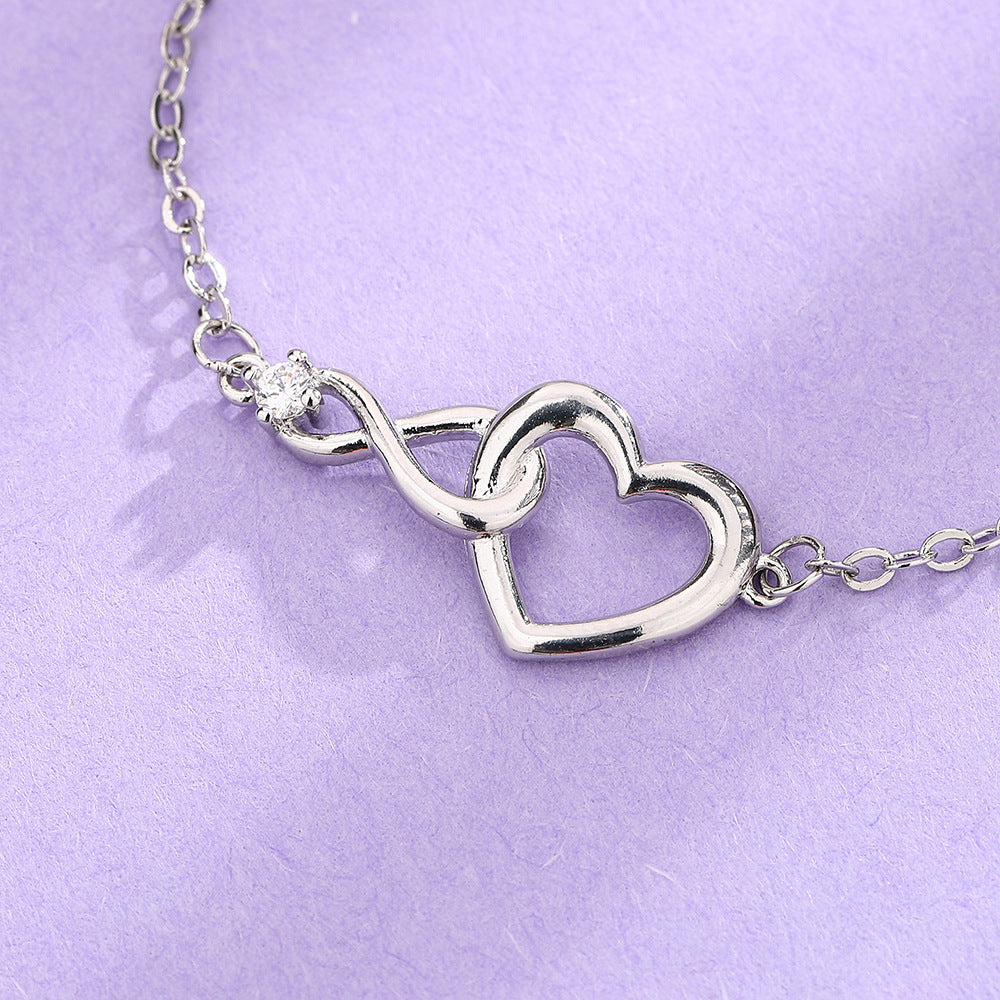 Bracelet Cœur Femme Romantique – Bijou Élégant Saint-Valentin | NovelKay