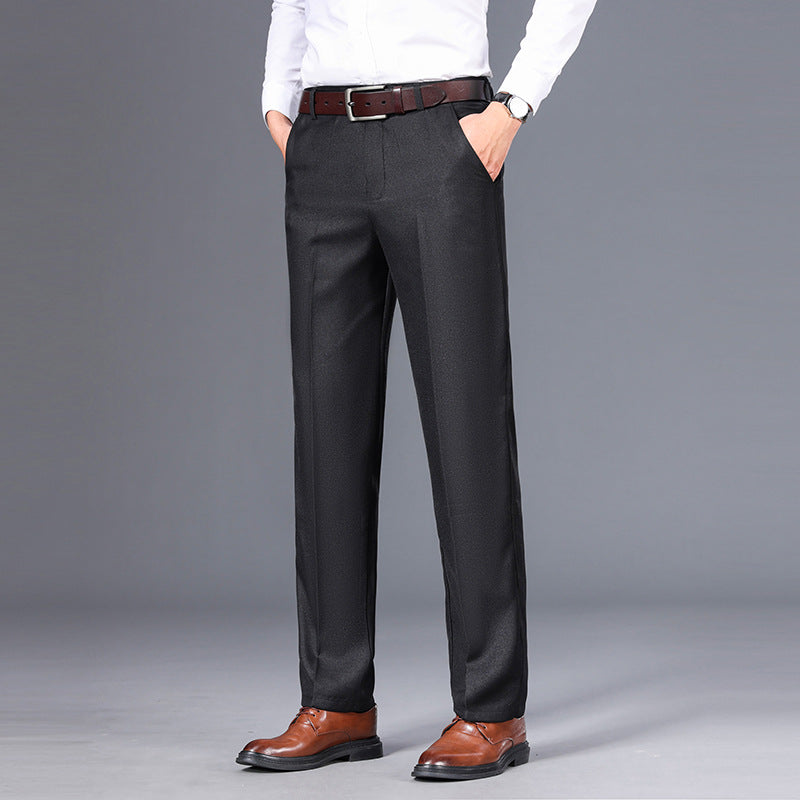 Pantalon Homme Automne/Hiver – Style Business Casual, Coupe Droite
