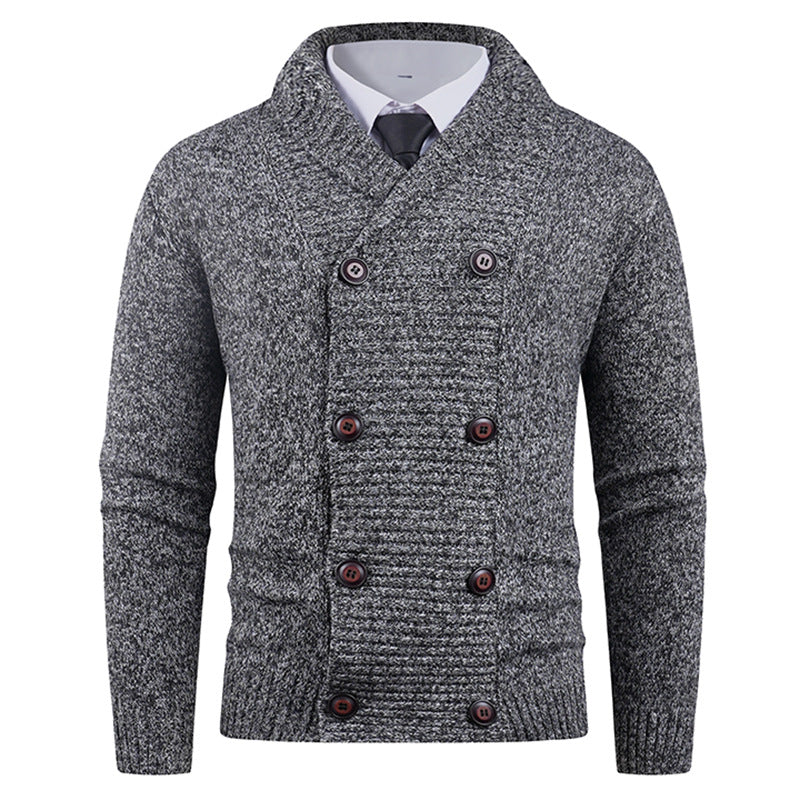 Cardigan Double Boutonnage Homme – Style Décontracté et Tendance pour Jeunes
