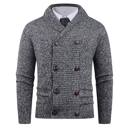 Cardigan Double Boutonnage Homme – Style Décontracté et Tendance pour Jeunes