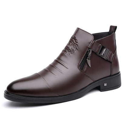 Bottines Cheville Homme Rétro Coupe Large