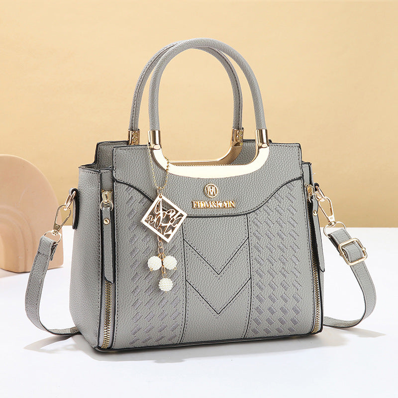 AutumnWinter Embroidered Thread Womens Bag Simple